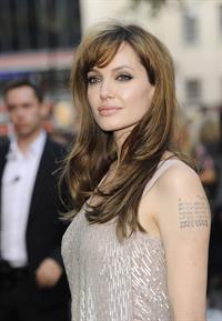 Angelina Jolie Salt Premiere in London on August 16, 2010 