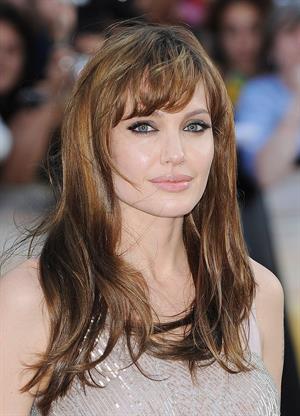Angelina Jolie Salt Premiere in London on August 16, 2010 