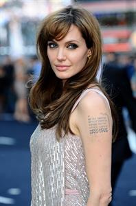 Angelina Jolie Salt Premiere in London on August 16, 2010 