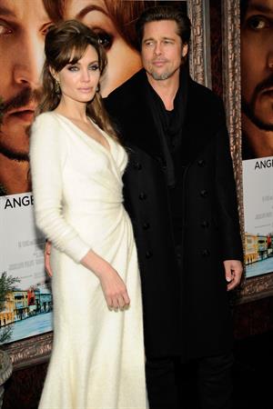 Angelina Jolie attends The Tourist world premiere in New York on December 6, 2010