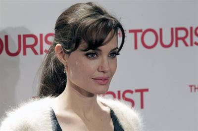 Angelina Jolie the Tourist Photocall in Madrid Spain on Dec 16, 2010 