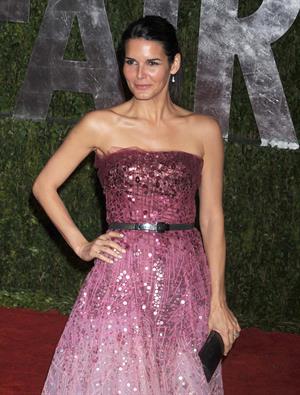 Angie Harmon 2010 at Vanity Fair Oscar party on March 7, 2010 
