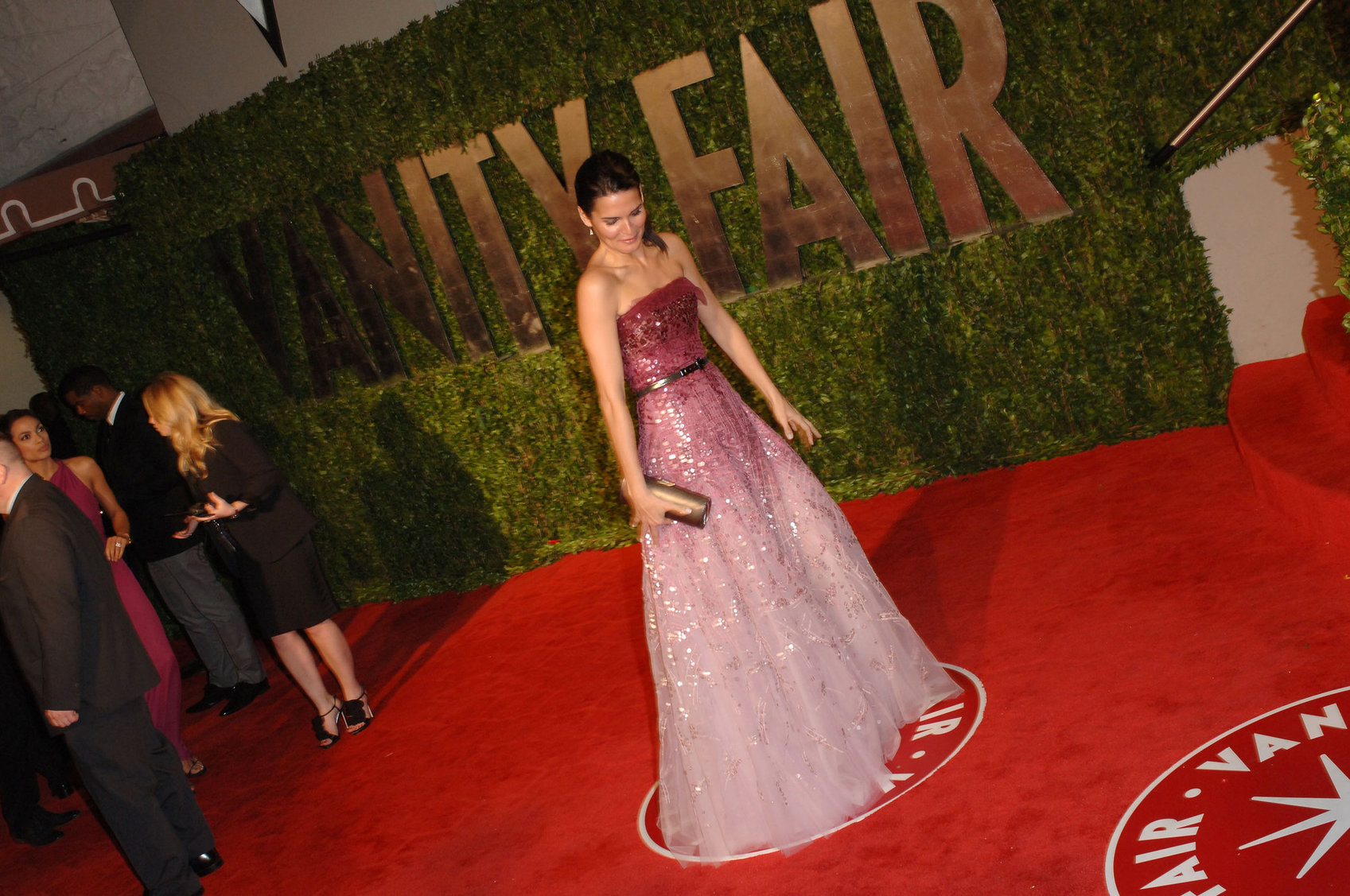 Angie Harmon 2010 at Vanity Fair Oscar party on March 7, 2010 