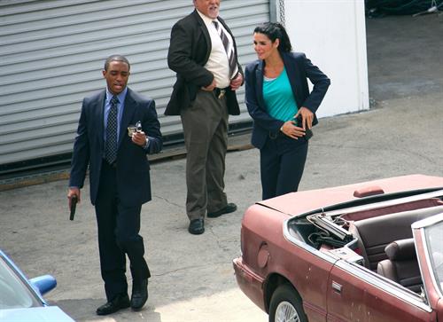Angie Harmon - On the set of Rizolli & Isles in Los Angeles - June 13. 2012