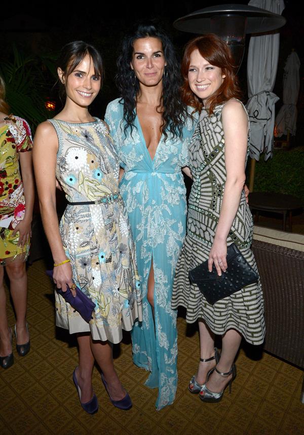 Angie Harmon - Naeem Khan Private Dinner at Chateau Marmont - May 2, 2012