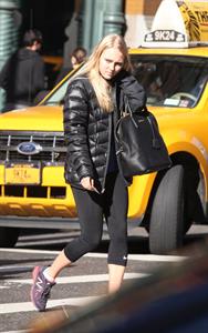 AnnaSophia Robb walking to the subway in Soho 11/11/12