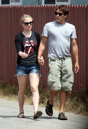 Anna Paquin Venice Beach candids on July 30, 2011 