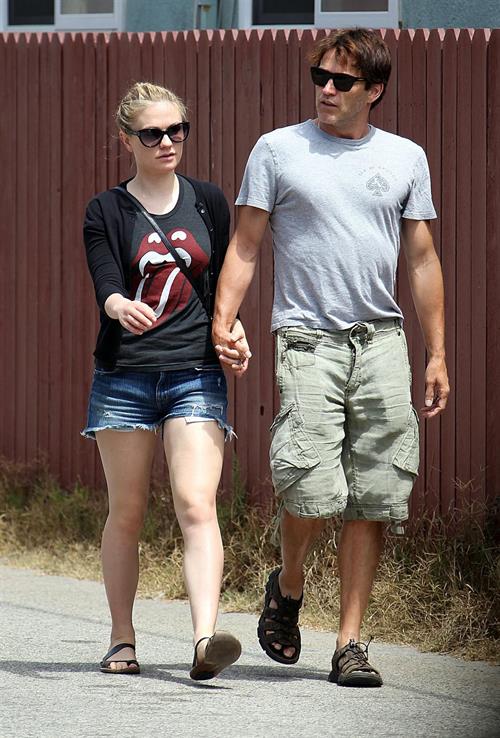 Anna Paquin Venice Beach candids on July 30, 2011 