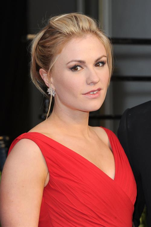 Anna Paquin attending the Vanity Fair Oscar Party in West Hollywood on February 27, 2011