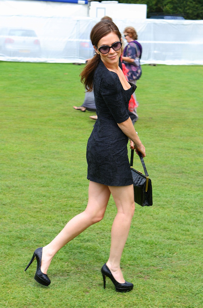 Anna Friel the Cartier Polo Tournament in Windsor England 