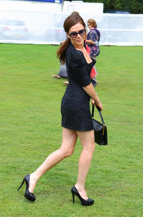 Anna Friel the Cartier Polo Tournament in Windsor England 