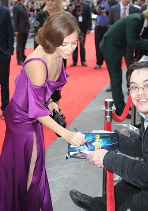 Anna Friel premiere of the Amazing Spider Man at Odeon Leicester Square on June 18, 2012
