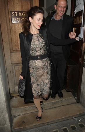 Anna Friel Vaudeville Theatre in London - November 8, 2012