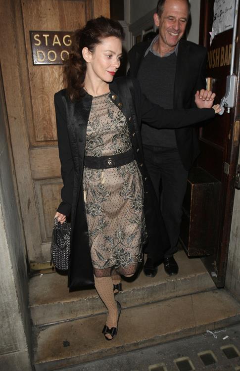 Anna Friel Vaudeville Theatre in London - November 8, 2012