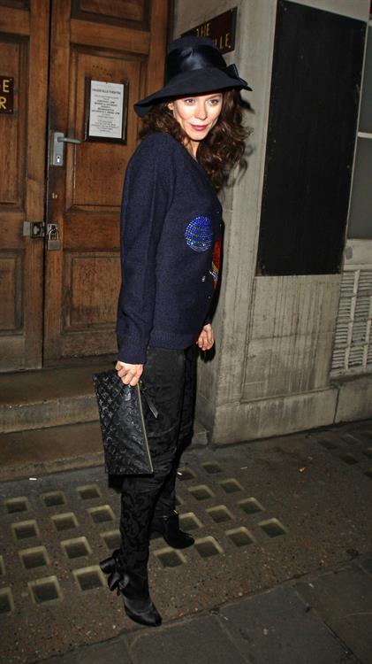 Anna Friel Vaudeville Theatre in London - November 6, 2012