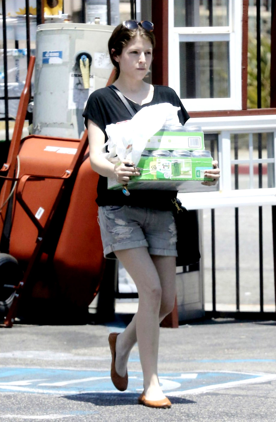 Anna Kendrick Rompage Hardware store in Los Angeles on 2/6/2012