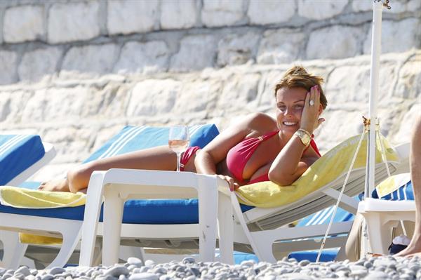 Coleen Rooney in a bikini