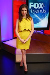 Anna Kendrick visiting Fox and Friends in New York City on September 26, 2011