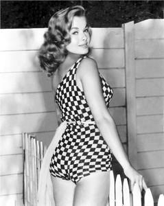 Leslie Parrish in a bikini - ass