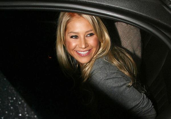 Anna Kournikova leaving the Live with Regis and Kelly studio in New York on September 20, 2011