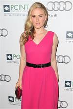 Anna Paquin the 2011 Point Honor Los Angeles gala hosted by Joel McHale on September 24, 2011