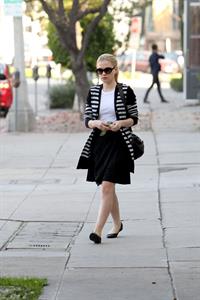 Anna Paquin at John Frieda Salon in Los Angeles on January 18, 2012