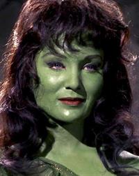 Susan Oliver in body paint