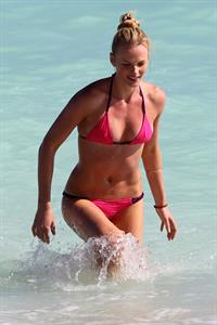 Anne Vyalitsyna bikini candids in Miami 11/23/12 