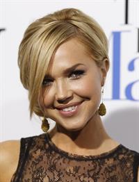 Arielle Kebbel attends the Think Like a Man premiere in Los Angeles on Feb 9, 2012
