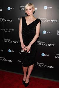 Ashlee Simpson Samsung and AT&T fashion take note studio on February 14, 2012