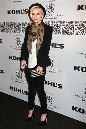 Ashlee Simpson at the Rock Republic for Kohl's fashion show on February 10, 2012