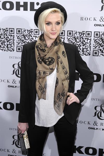 Ashlee Simpson at the Rock Republic for Kohl's fashion show on February 10, 2012