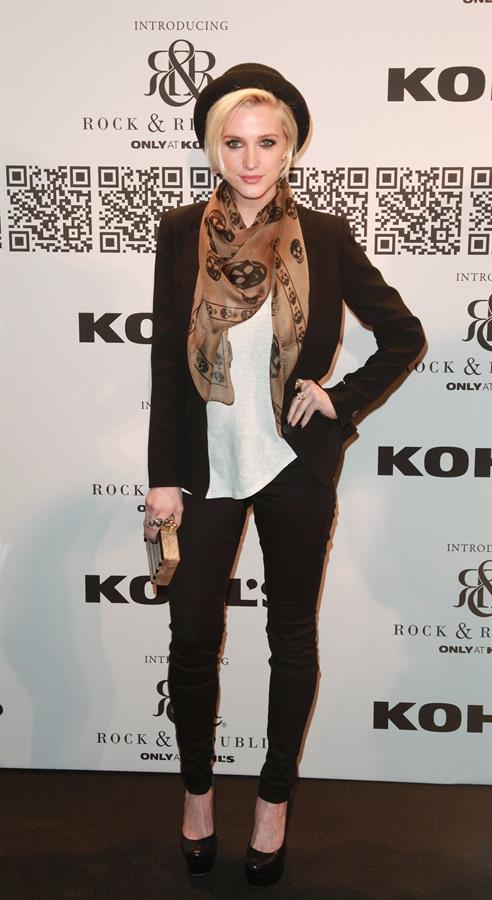 Ashlee Simpson at the Rock Republic for Kohl's fashion show on February 10, 2012