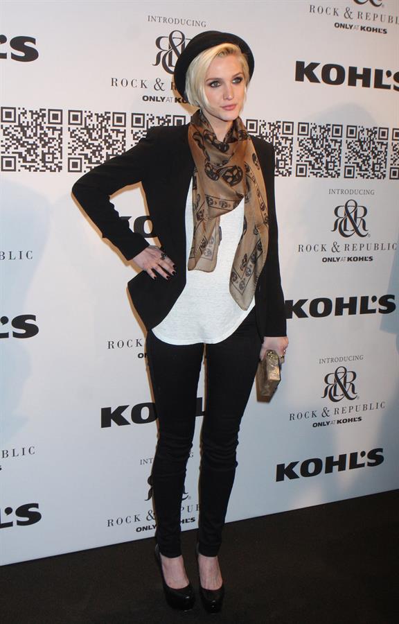 Ashlee Simpson at the Rock Republic for Kohl's fashion show on February 10, 2012