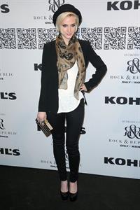 Ashlee Simpson at the Rock Republic for Kohl's fashion show on February 10, 2012
