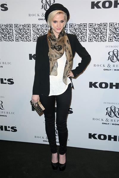Ashlee Simpson at the Rock Republic for Kohl's fashion show on February 10, 2012