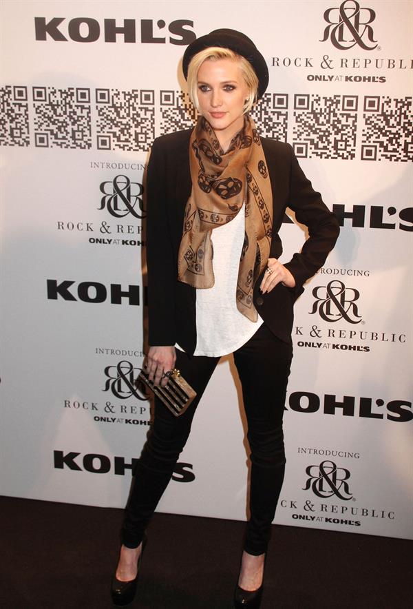 Ashlee Simpson at the Rock Republic for Kohl's fashion show on February 10, 2012