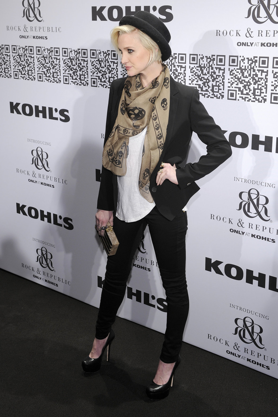 Ashlee Simpson at the Rock Republic for Kohl's fashion show on February 10, 2012