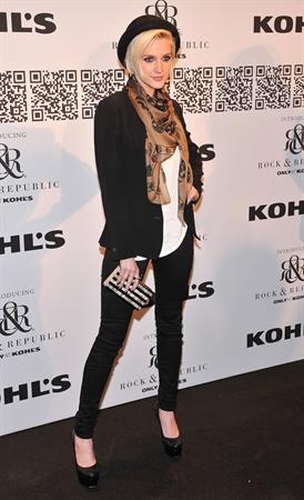 Ashlee Simpson at the Rock Republic for Kohl's fashion show on February 10, 2012