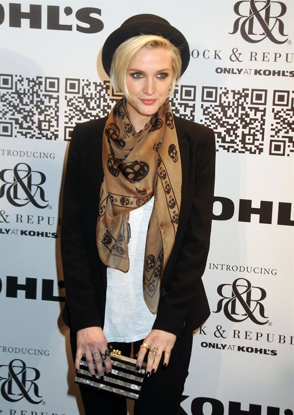 Ashlee Simpson at the Rock Republic for Kohl's fashion show on February 10, 2012