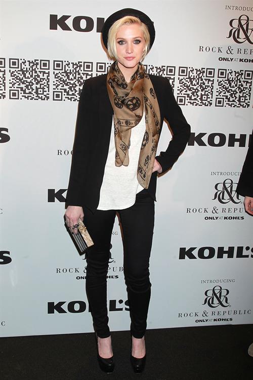 Ashlee Simpson at the Rock Republic for Kohl's fashion show on February 10, 2012