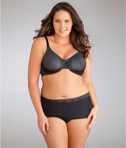 Candice Huffine in lingerie