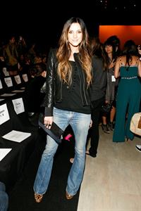 Ashlee Simpson at Max Azria Spring Collection on September 10, 2010