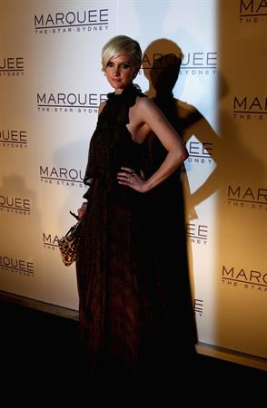 Ashlee Simpson Marquee at the Star Opening in Sydney on March 30, 2012