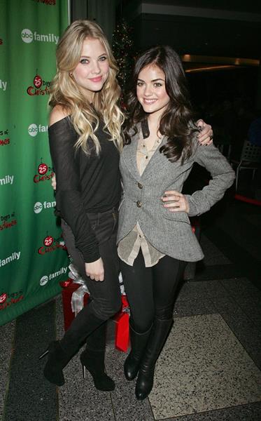 Ashley Benson 25 Days of Christmas Winter Wonderland Event on December 5, 2010