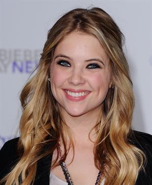 Ashley Benson Justin Bieber Never Say Never Los Angeles premiere on February 8, 2011
