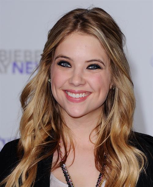 Ashley Benson Justin Bieber Never Say Never Los Angeles premiere on February 8, 2011
