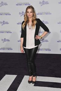 Ashley Benson Justin Bieber Never Say Never Los Angeles premiere on February 8, 2011