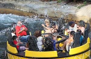 Ashley Benson and Vanessa Hudgens at Busch Gardens in Tampa Bay on March 3, 2012