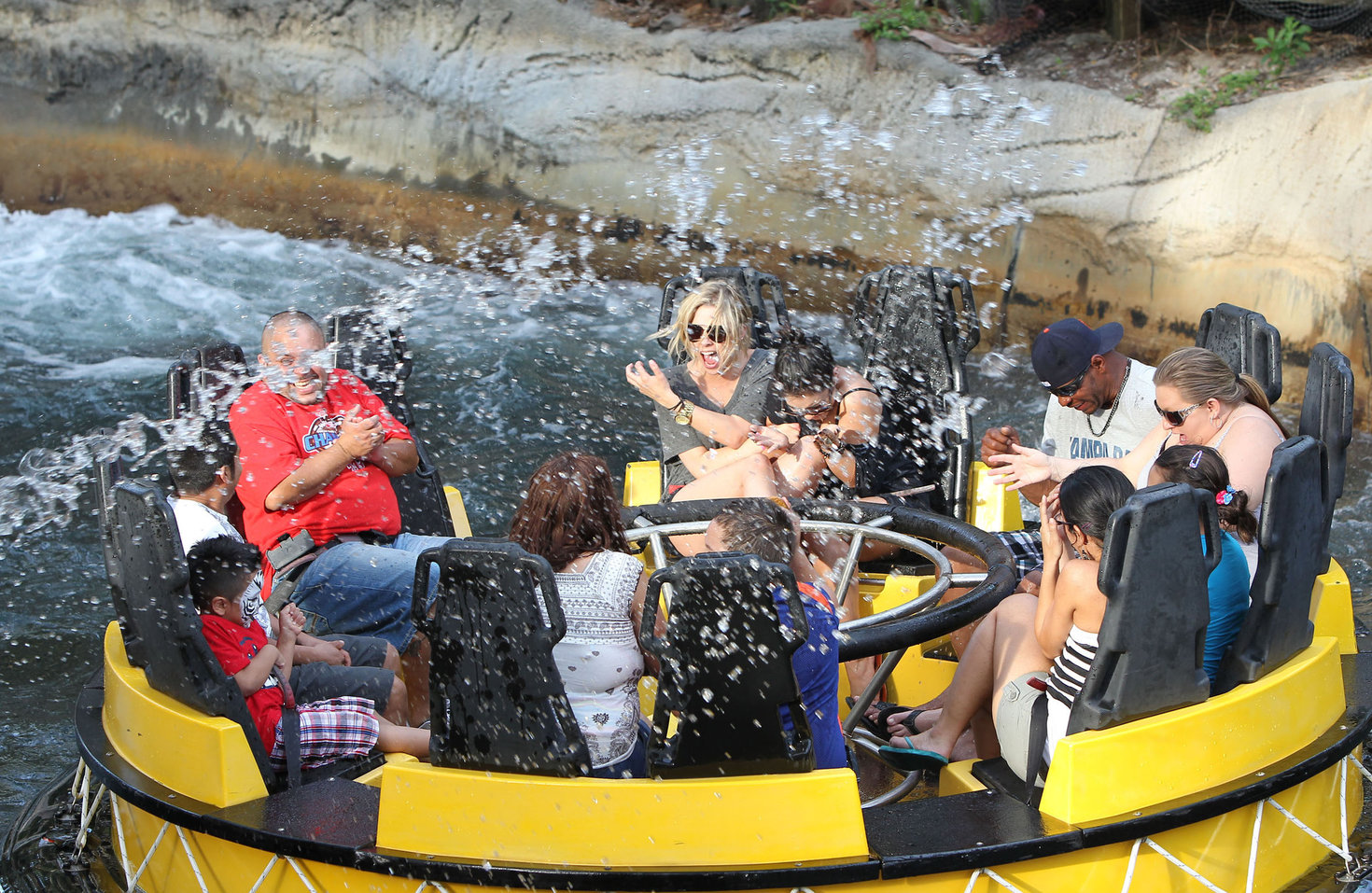 Ashley Benson and Vanessa Hudgens at Busch Gardens in Tampa Bay on March 3, 2012